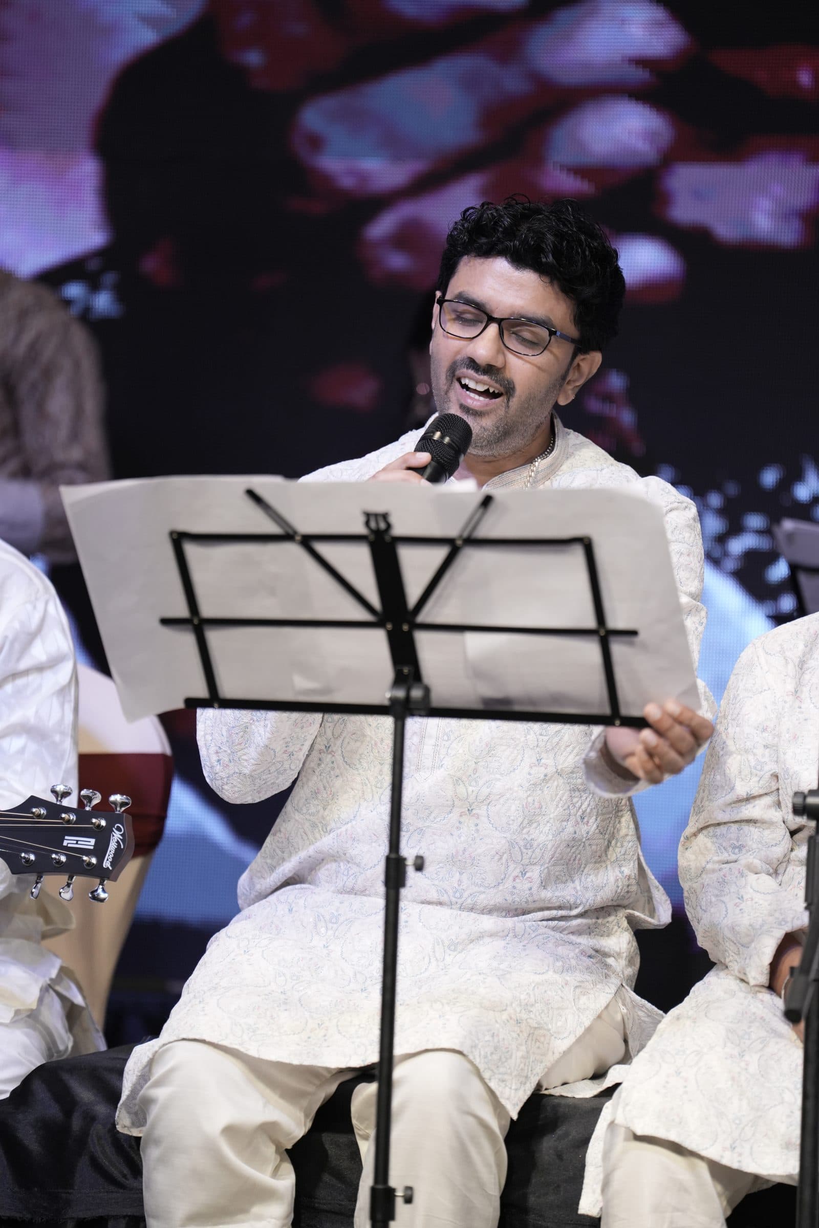 Manuj Sharma singing